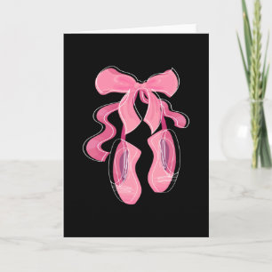 Ballet Shoes Ballet Dance Dancers Card
