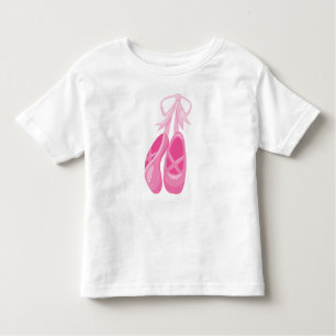 Ballet Shoes, Ballet Slippers, Ballet Dance, Pink Toddler T-Shirt