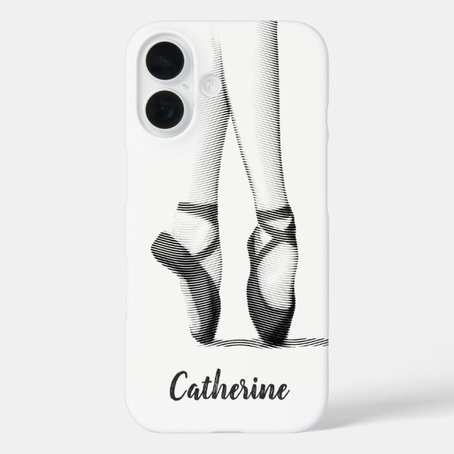 Ballet Shoes Graphic -- Your Own Name Case-Mate iPhone Case (Back)