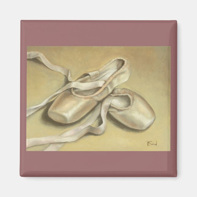 Ballet shoes magnet (Front)