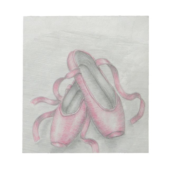 ballet shoes notepad (Front)