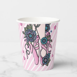 Ballet Shoes Paper Cups