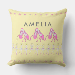 Ballet Shoes Personalised Cushion