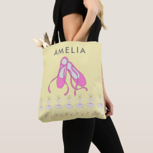 Ballet Shoes Personalized Tote Bag
