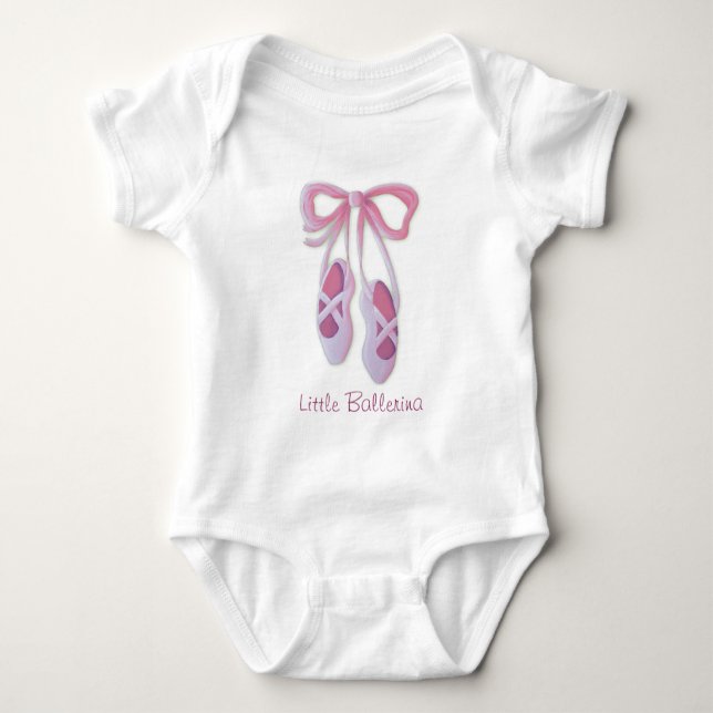 Ballet Slippers Baby Bodysuit (Front)