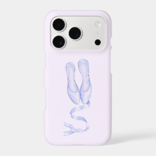 Ballet Slippers iPhone Case Blue Coquette