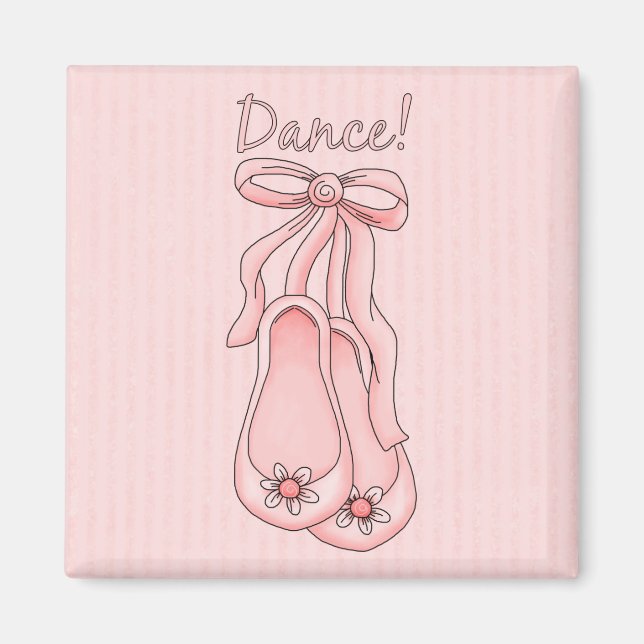 Ballet Slippers Magnet (Front)