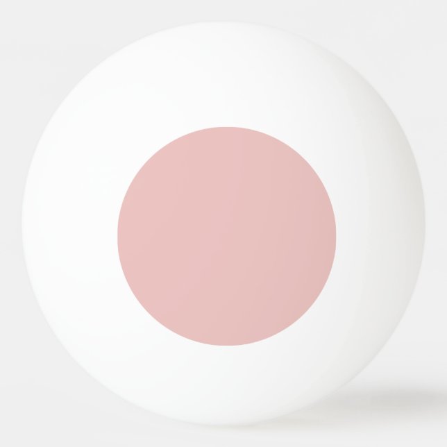 Ballet Slippers Pink Solid Colour Ping Pong Ball (Front)