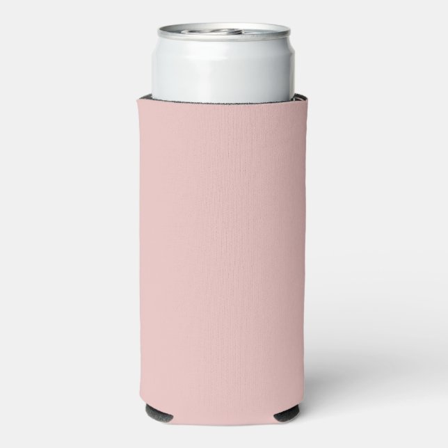 Ballet Slippers Pink Solid Colour Seltzer Can Cooler (Seltzer Back)