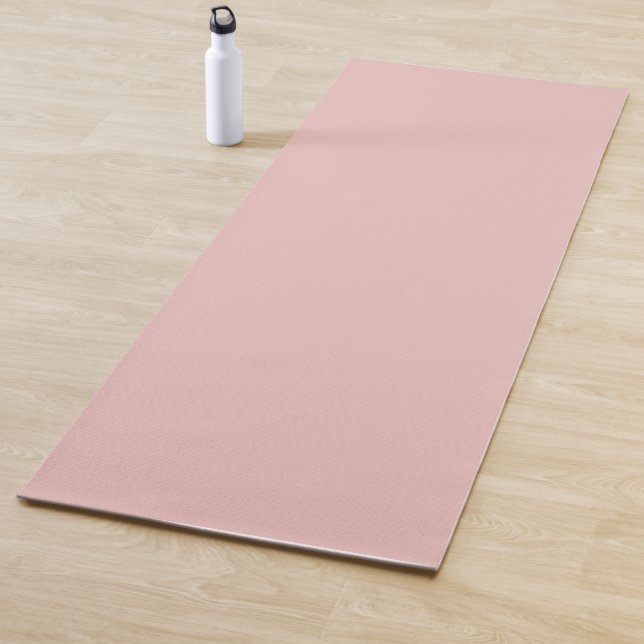 Ballet Slippers Pink Solid Colour Yoga Mat (In Situ)