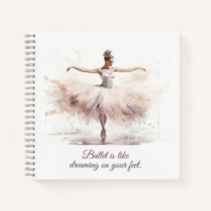 Ballet Spiral Notebook