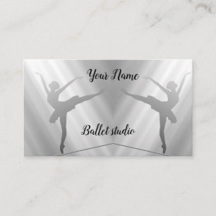 Ballet studio business card