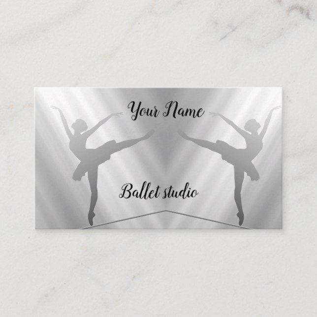 Ballet studio business card (Front)