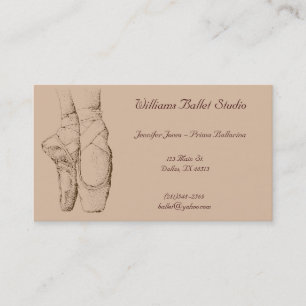 Ballet Studio Business Card
