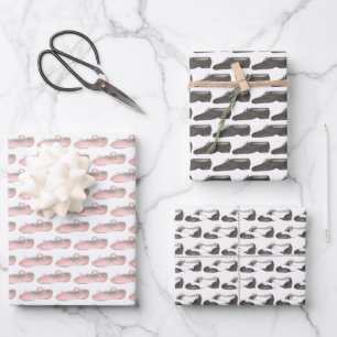 Ballet Tap Jazz Dancing Shoes Dance Teacher Studio Wrapping Paper Sheet