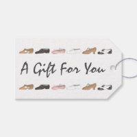 Ballet Tap Jazz Shoes Gift Dance Teacher Gift Tag