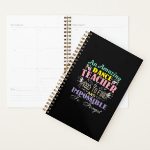 Ballet Teacher Appreciation - Amazing Quote Planner
