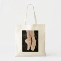 Ballet Toe Shoes - Black Pink Gold