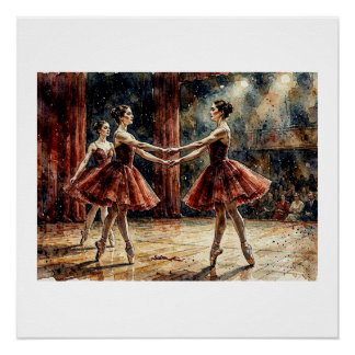 Ballet Trio Performance, Poster