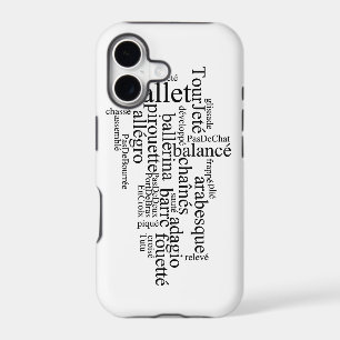 Ballet Word Cloud Phone Case