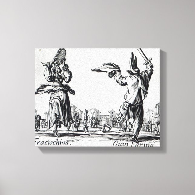 Balli de Sfessania, c.1622 Canvas Print (Front)