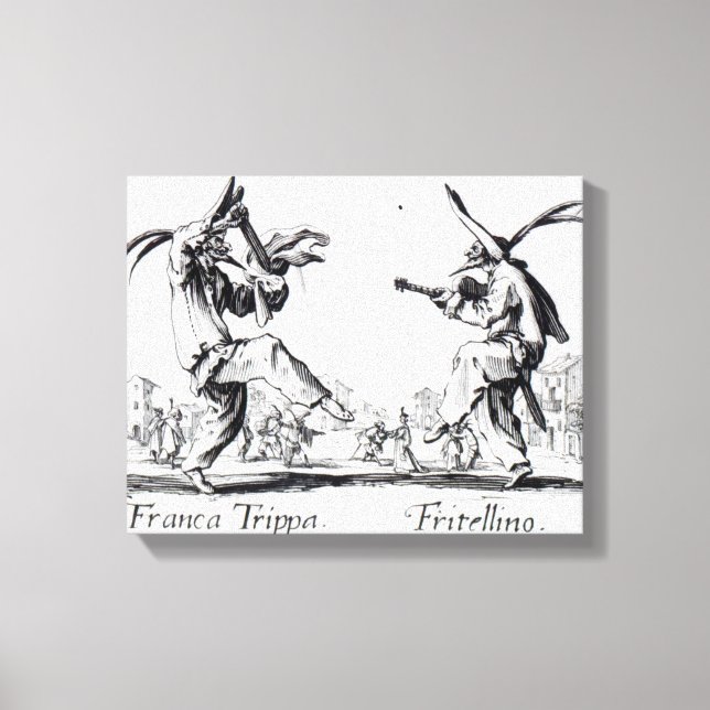 Balli de Sfessania, c.1622 Canvas Print (Front)