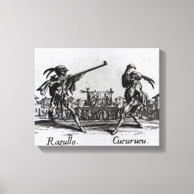 Balli de Sfessania, c.1622 Canvas Print (Front)