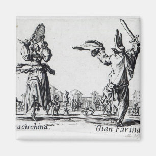 Balli de Sfessania, c.1622 Magnet