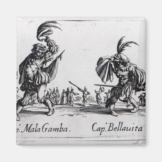 Balli de Sfessania, c.1622 Magnet (Front)