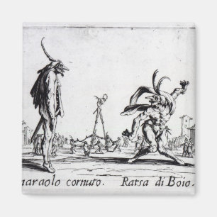 Balli de Sfessania, c.1622 Magnet