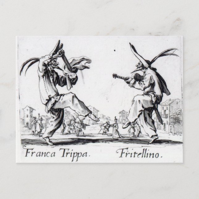 Balli de Sfessania, c.1622 Postcard (Front)