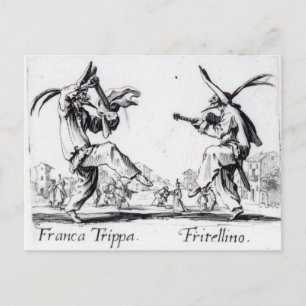 Balli de Sfessania, c.1622 Postcard