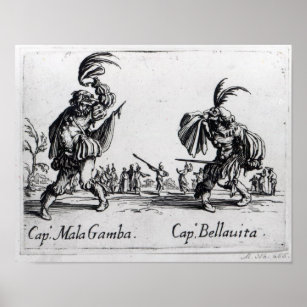 Balli de Sfessania, c.1622 Poster