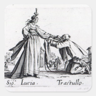 Balli de Sfessania, c.1622 Square Sticker