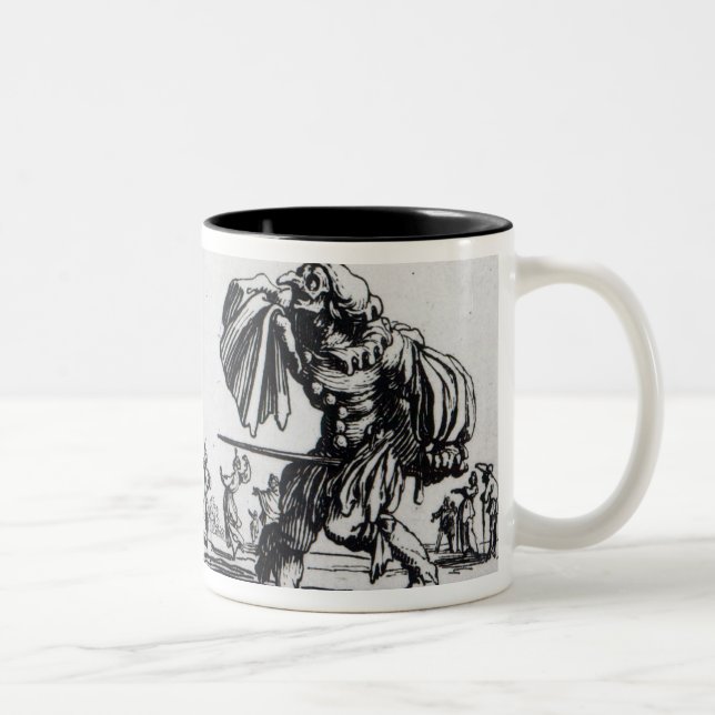 Balli de Sfessania, c.1622 Two-Tone Coffee Mug (Right)