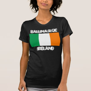 Ballinasloe, Ireland with Irish flag T-Shirt