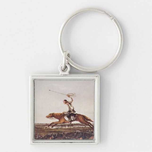 Balling Ostriches Key Ring (Front)