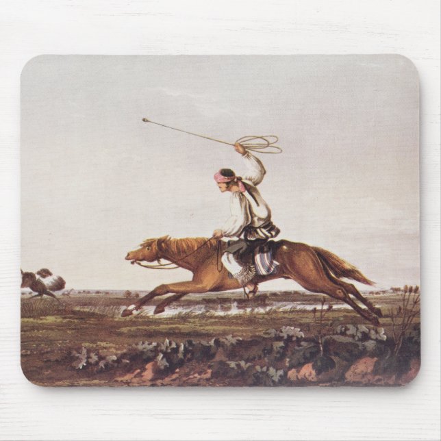 Balling Ostriches Mouse Pad (Front)
