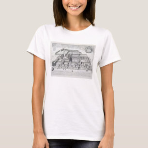 Balliol College, Oxford, from 'Oxonia Illustrata', T-Shirt