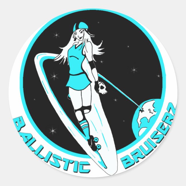 Ballistic Bruiserz Stickers (Front)