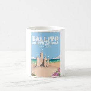 Ballito South Africa vintage beach travel poster Coffee Mug
