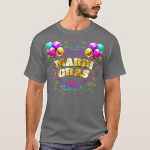 Ballons And Yellow Golden Lettering For T-Shirt