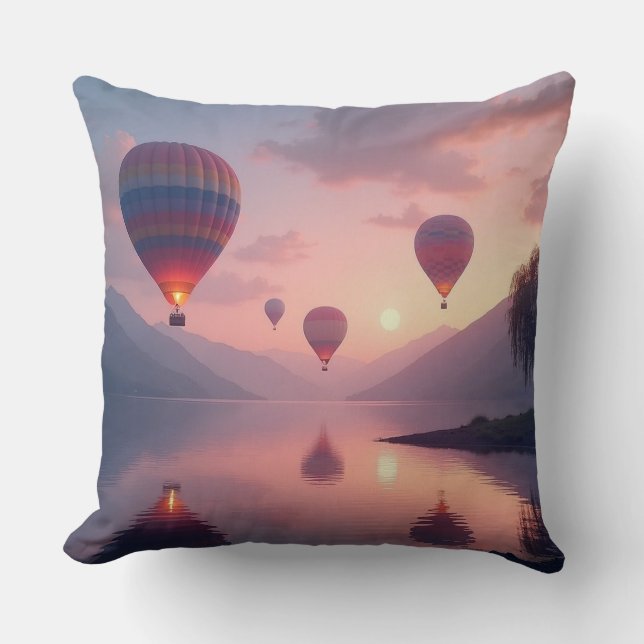 Balloon Adventure Dreams Cushion (Front)