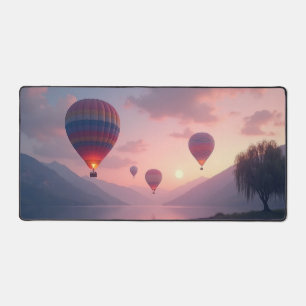 Balloon Adventure Dreams Desk Mat