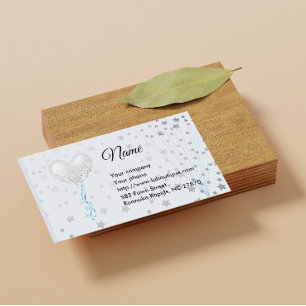 Balloon and Stars Business Card