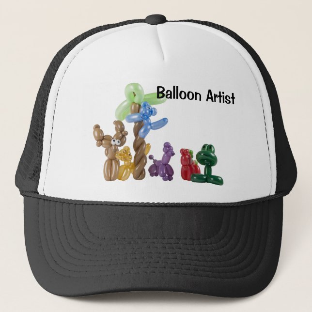 balloon animal group, Balloon Artist Trucker Hat (Front)