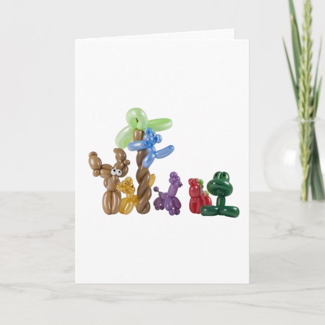 balloon animal group card (Front)