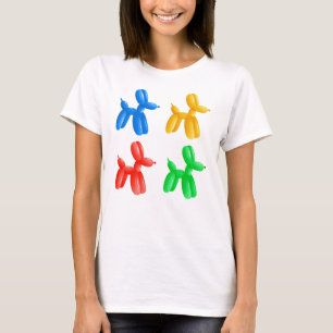 Balloon Animal Puppy Dogs Fun Colourful Kids Party T-Shirt
