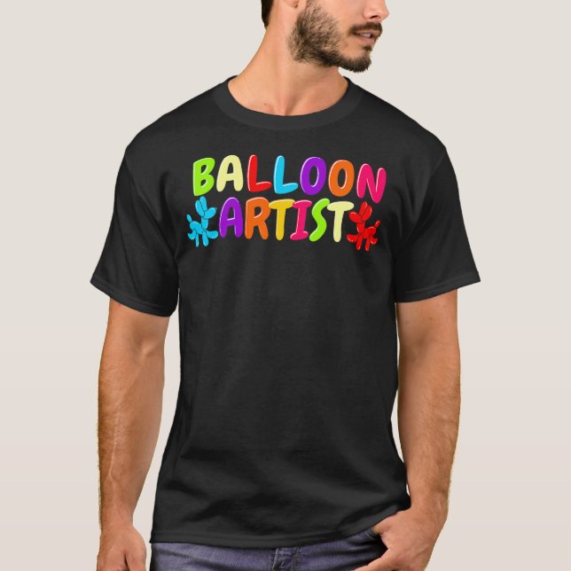 Balloon Animals Artist Entertainer T-Shirt (Front)