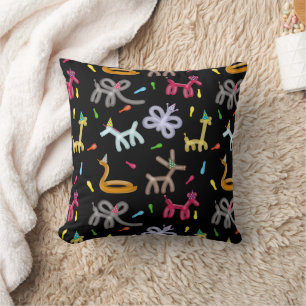 Balloon Animals Kids Party Theme Cushion